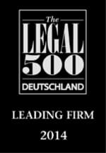 Legal500 2014 Leading